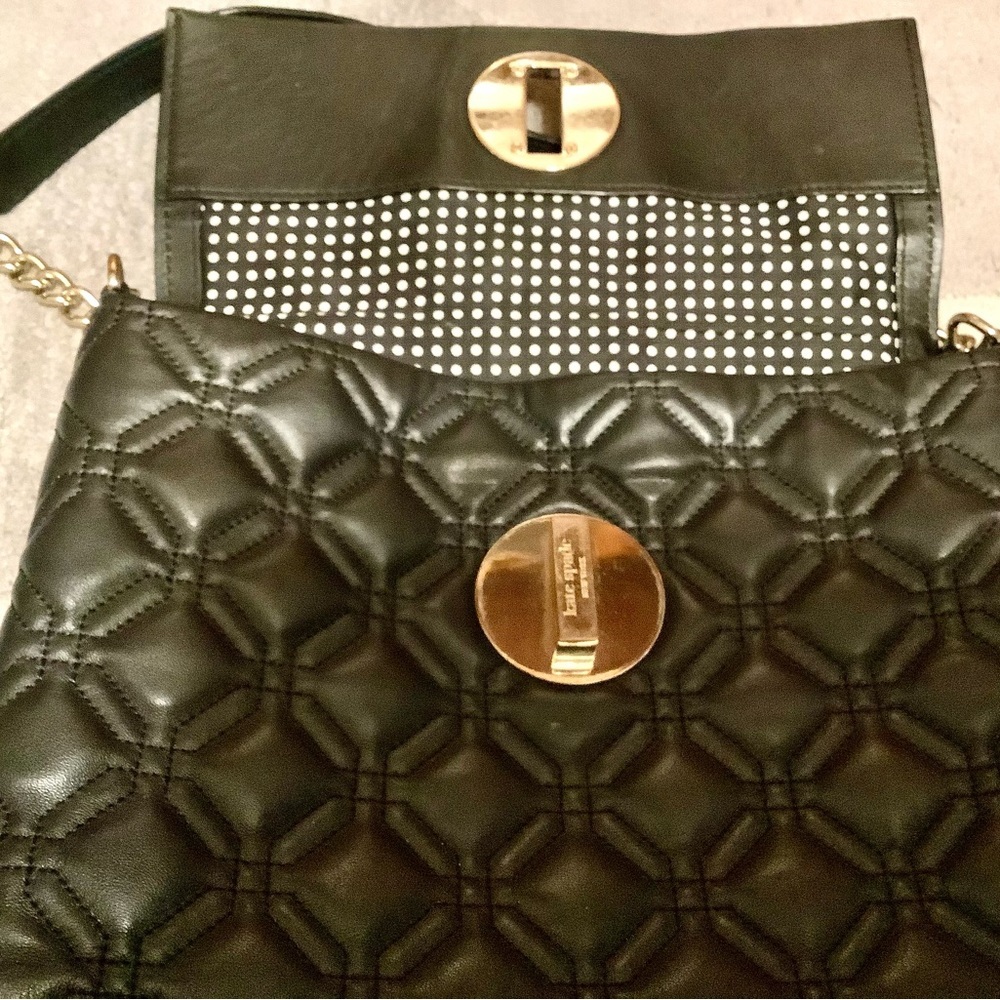 Kate Spade Quilted Black Shoulder Bag​